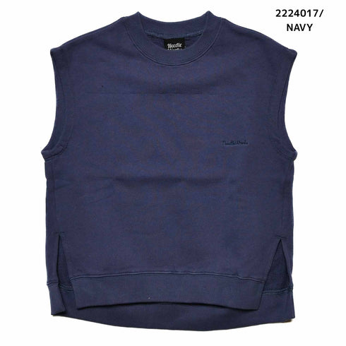 【100~120】★NEEDLEWORKS★柔らか裏毛ワイドベスト(2224017)